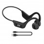 Casque écouteur de sport LY1, Bluetooth-5.2, à conduction osseuse, oreille ouverte, Microphone stéréo étanche