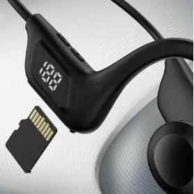 Casque écouteur de sport LY1, Bluetooth-5.2, à conduction osseuse, oreille ouverte, Microphone stéréo étanche