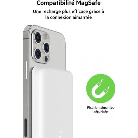 PowerBank Sans Fil Pour iPhone iOS MagSafe