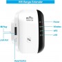 Répéteur WiFi, Booster d’Internet 300Mbps, 2.4GHz sans Fil, Amplificateur de Signal du Réseau, AP/Répéteur et WPS Fonction