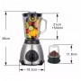 Mixeur, Bender, Presse agrume en verre multifonction, 1.5L, 800W, en acier inoxydable