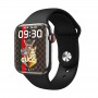 Montre connecté, bracelet Design Gucci Serie 8 en silicone, bluetooth, Surveillance Santé, Modes sportifs, Assistant vocal- noir