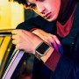 Montre connecté, bracelet Design Gucci Serie 8 en silicone, bluetooth, Surveillance Santé, Modes sportifs, Assistant vocal- noir