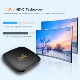 Boîtier Smart TV Q96, Android 10, S905, 4K, récepteur TV, double bande, WiFi 2.4/5 ghz, compatible 3D