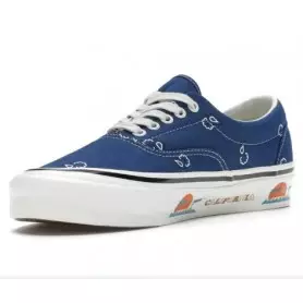 Chaussures Vans OG ERA LX Paisley – Bleu/blanc