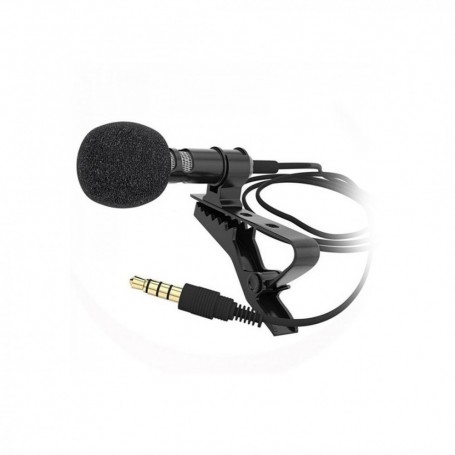 Microphone Cravate Condensateur à Double Tête Lapel Micro De