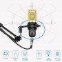 Kit Microphone Studio BM-800 avec Carte Son V8 – Ensemble Audio Professionnel pour Podcast, Chant et Streaming