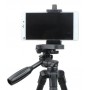 Trépied YUNFENG 3388, 1.37m, avec télécommande Bluetooth, Pliable et portable, en alliage d'aluminium