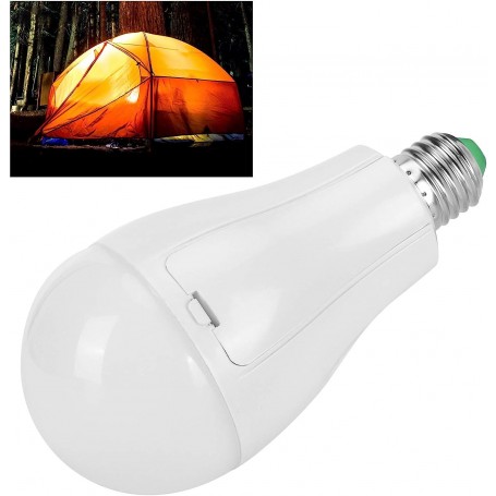Ampoule lampe de secours LED intelligente 20W, LED E27 Rechargeable pour  lumières de maison et extérieur