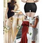 Culotte gaine rembourrée amincissante pour femme, sous-vêtement rehausseur de fesses et de cuisses - Beige