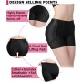 Culotte gaine rembourrée amincissante pour femme, sous-vêtement rehausseur de fesses et de cuisses - Beige