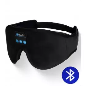Casque Masque de sommeil Bluetooth 3D pour masque pour les yeux - Enceintes Bluetooth ultra plats - 100 % occultant