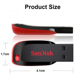 Clé USB Sandisk 16Go, 32Go, 64Go, 128Go CZ50 lame de Cruzer