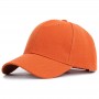 Casquette de baseball unisexe décontracté plaine réglable en coton et acrylique