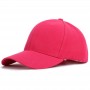 Casquette de baseball unisexe décontracté plaine réglable en coton et acrylique