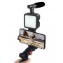 Kit de Vlogging KTI-01LM Portable, Jumpflash , montage vidéo, trépied Bluetooth pour appareil photo SLR et Smartphone.
