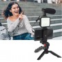 Kit de Vlogging KTI-01LM Portable, Jumpflash , montage vidéo, trépied Bluetooth pour appareil photo SLR et Smartphone.
