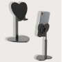 Support de téléphone en forme de cœur, portable, universel pour tablette et téléphone portable