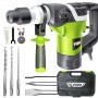 Marteau rotatif électrique VIDO 1250W 32mm 4500tr/min, Portable professionnel haute qualité