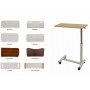 Rotation Table-Top Overbed Table en bois médical réglable