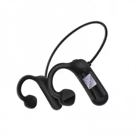 Écouteurs sans fil AKZ-G2, bandeau mains libres à conduction osseuse avec lecteur de carte TF