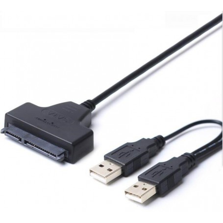 Câble adaptateur USB pour disque dur/SSD SATA 2,5.