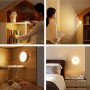 Veilleuse LED MOONSHADOW avec capteur de mouvement pour décor de chambre