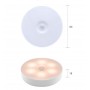 Veilleuse LED MOONSHADOW avec capteur de mouvement pour décor de chambre