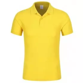 T-shirt Polo d'été pour homme 100% coton personnalisable, en toute taille