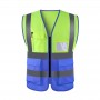 Blouson Gilet de sécurité haute visibilité pour vêtement de travail – Rouge, Bleu, Jaune, Orange, Surveryor