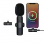 Microphone Lavalier sans fil, compatible iPhone et Android, pour une diffusion en direct sur YouTube, Facebook et TikTok