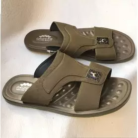 Sandales d'été en cuir véritable FA-003, pour hommes, sandales souples, confortables