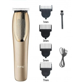 Tondeuse à cheveux électrique HTC AT1210A – rasoir professionnel USB rechargeable pour hommes