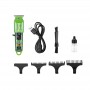 Tondeuse à cheveux transparente Kemei KM-1133 professionnelle rechargeable en acrylique