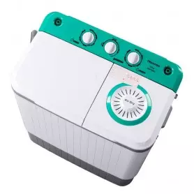 Machine à laver Hisense WSPA503, 5 kg, semi-automatique, double cuve, durable avec sélecteur d'eau