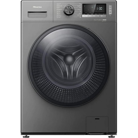 Machine à laver et sécher, Hisense, WD3S1043BB, 10.5Kg/ 6Kg, automatique, 1400 tours/min, pose libre, 16 programmes prédéfinis