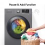 Machine à laver et sécher, Hisense, WD3S1043BB, 10.5Kg/ 6Kg, automatique, 1400 tours/min, pose libre, 16 programmes prédéfinis
