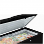 Congélateur coffre Hisense FC 250 SHF, 250 Litres, congélation rapide, Porte en verre, Réfrigérant R600 - Noir