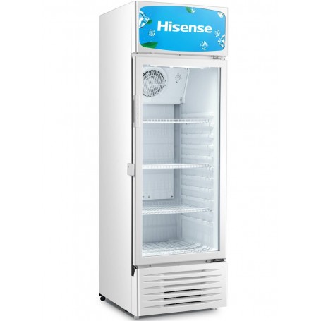 Réfrigérateur commercial arrête Hisense FL-37FC, 279 Litres, porte en verre transparent