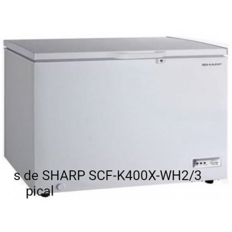 Congélateur Horizontal SHARP SCF-K400X-WH2/3 à Roulettes