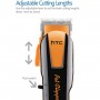 Tondeuse animale HTC- CT-8086, sans fil Rechargeable pour chiens et chats, puissant pour animaux de compagnie