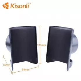 Haut-parleur enceinte multimédia KISONLI TM-6000U, 2.1 USB avec Bluetooth (noir)