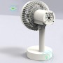 Mini Ventilateur humidificateur de table YS-2265, 6W, 2000mAh, 40ml/h, Rose / Blanc / Vert