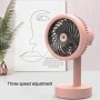 Mini Ventilateur humidificateur de table YS-2265, 6W, 2000mAh, 40ml/h, Rose / Blanc / Vert
