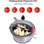 Machine à pop-corn Decakila KETT019R, 310 W, 2.5L, agitateur rotatif, Plaque amovible pour un lavage facile