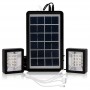 Kit de système solaire EASYPOWER EP-05, USB, 5V, 500 mAh d'éclairage d'urgence domestique