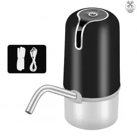 Pompe mini distributeur d'eau électrique automatique JS-60,  USB, rechargeable, 1200 mAh