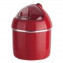 Mini Sorbetière, crèmerie DSP KA 4014, 8W, 0.8 L, 2 en 1 pour Crème glacée et yaourt - Rouge