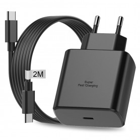 Chargeur Adaptateur 45W avec câble USB-C polyvalent pour smartphones, les tablettes et ordinateurs