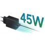 Adaptateur de Voyage SAMSUNG 45W PD USB-C vers USB-C (5A), Charge Accélérée 2.0